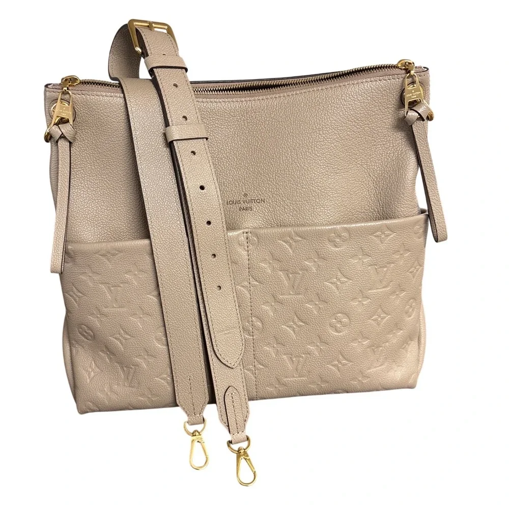 Louis Vuitton Maida Hobo MM Empreinte Leather Tourterelle (Turtle Dove/Taupe) - Picture 2 of 16